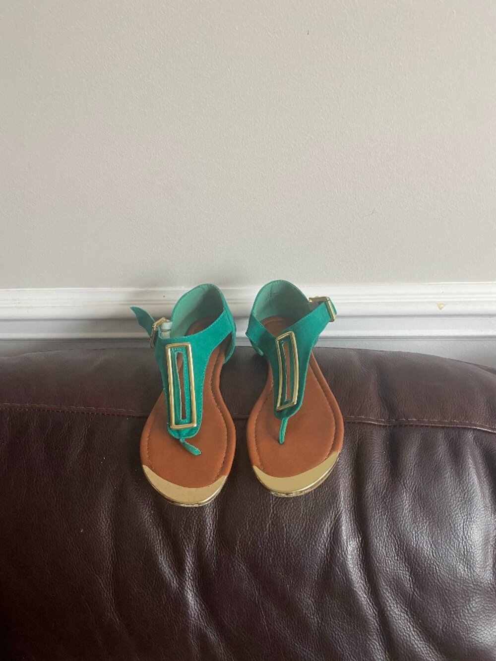 ROUGE HELIUM  FLAT  SUMMER SANDALS SIZE 6